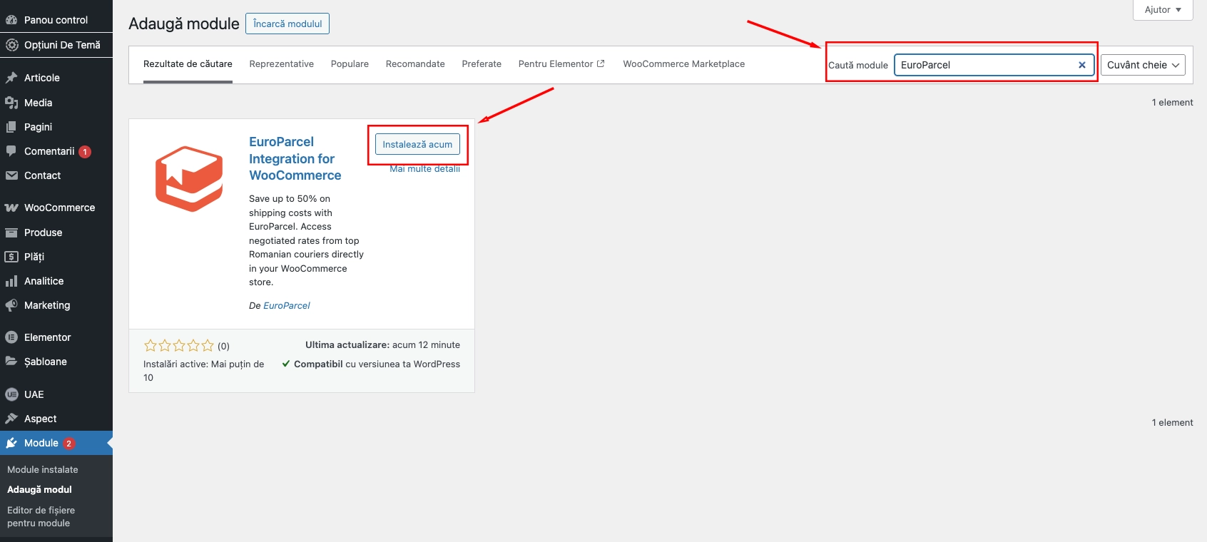 Plugin search and install