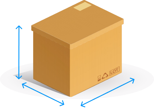 Volumetric weight illustration
